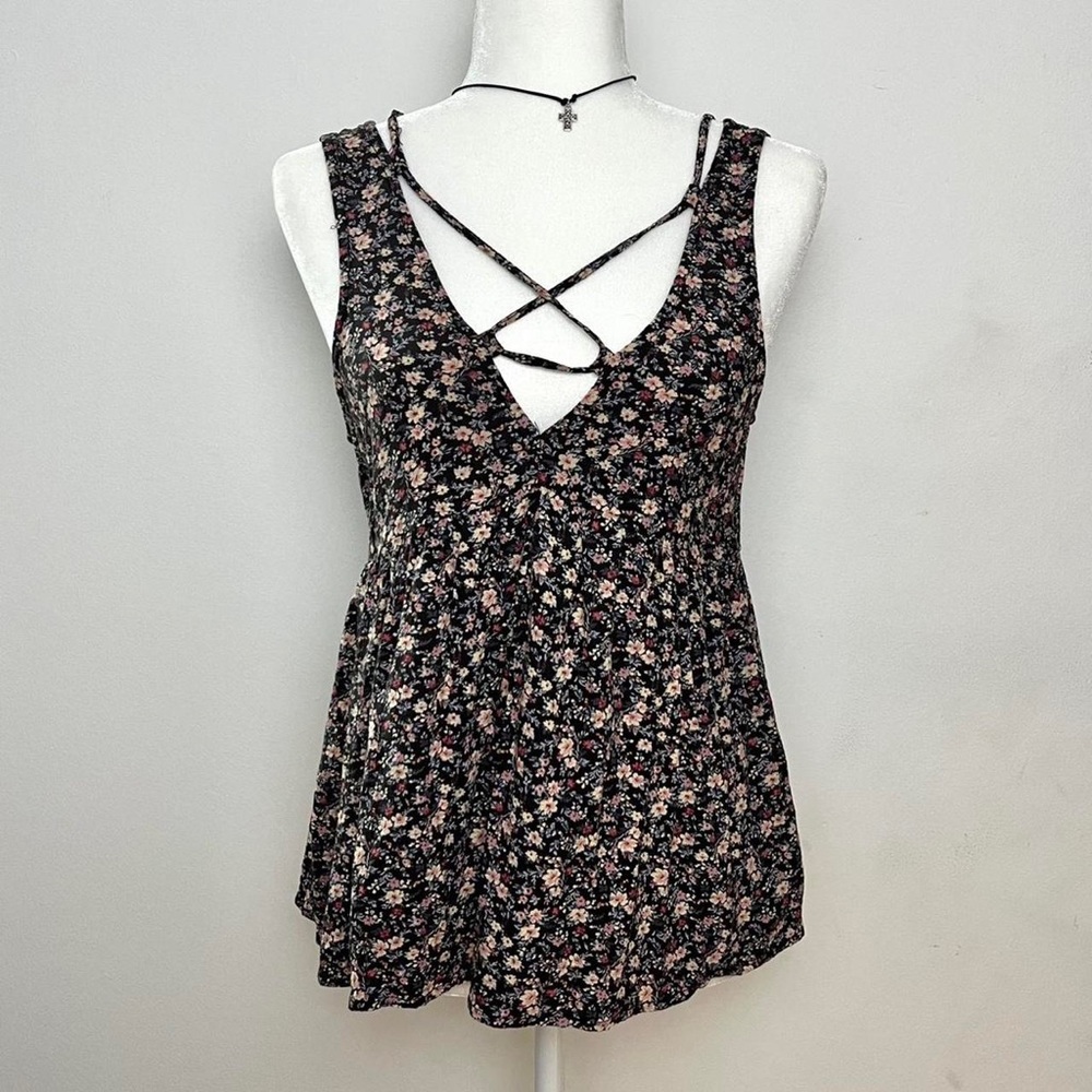 american eagle floral tank